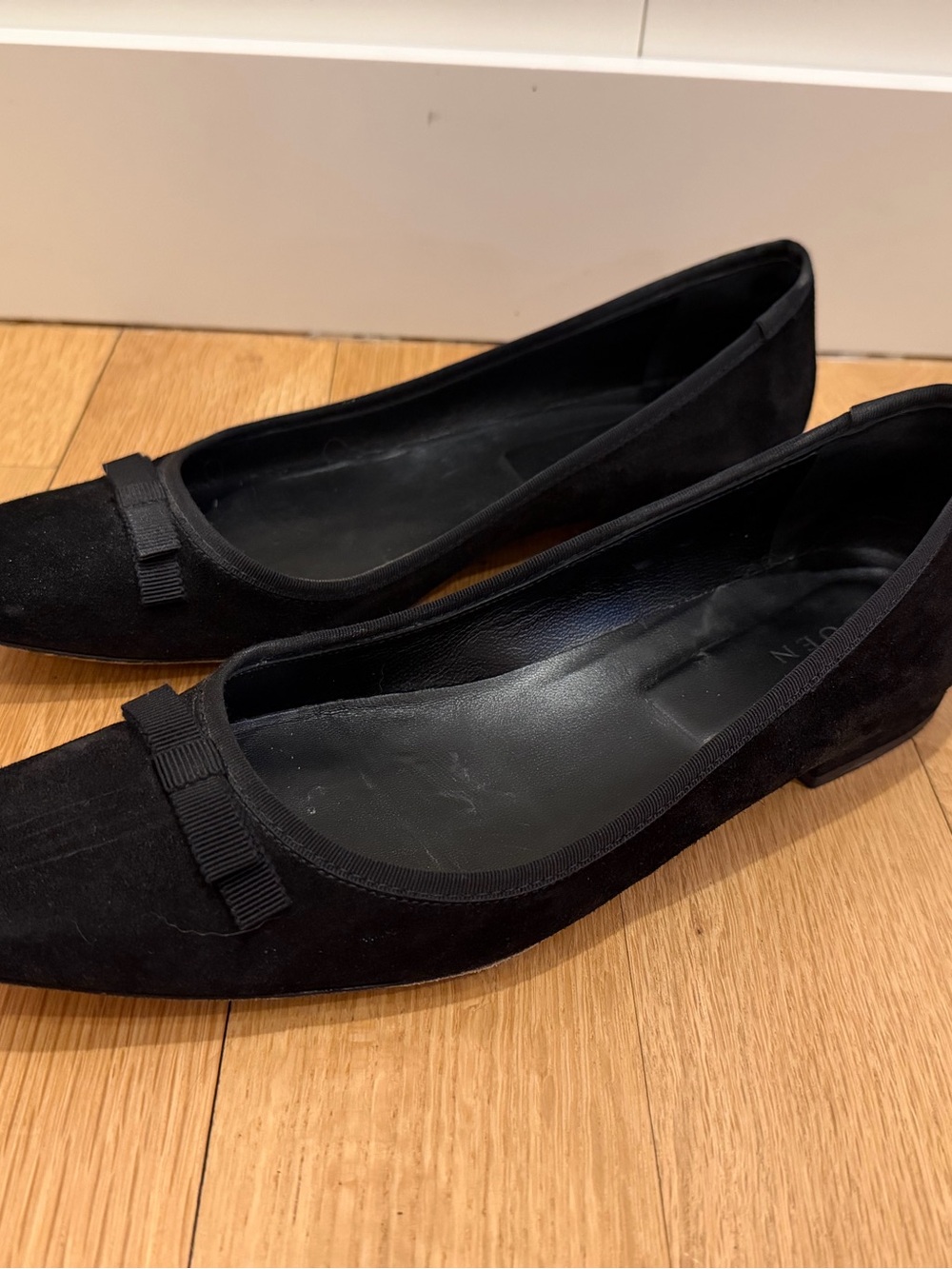 DÔEN Odette Ballerinas - Black Suede - Picture 5 of 5
